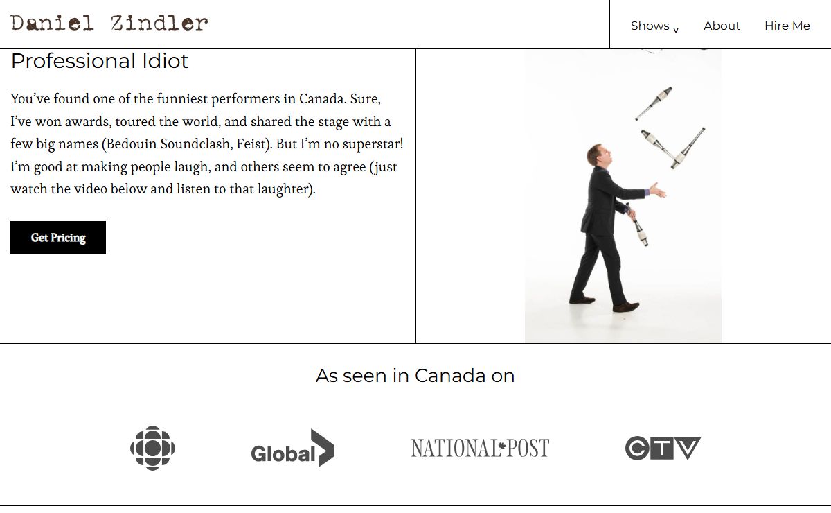 Daniel Zindler | Comedy Juggler