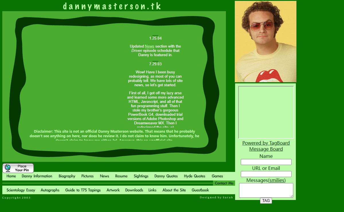 d a n n y m a s t e r s o n . t k