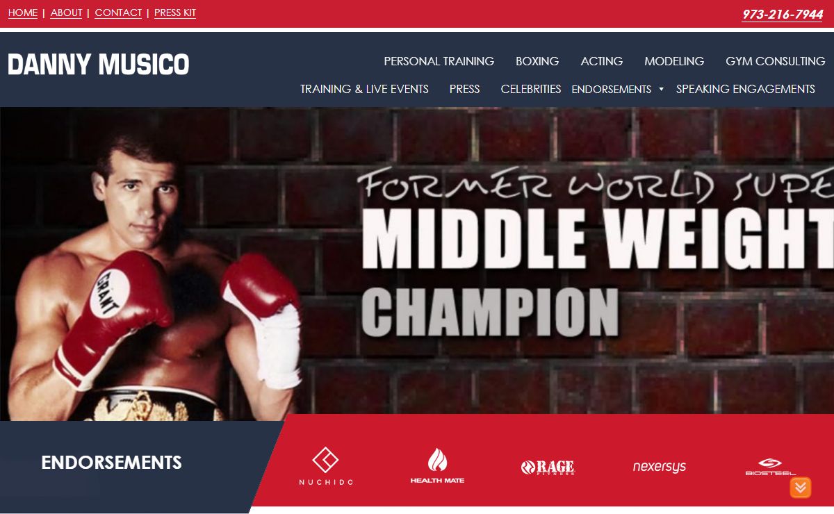 Danny Musico – Hollywood's Top Celebrity Trainer : Get It Done! | Danny Musico Entertainment | Super Middleweight World Champion Boxer & Celebrity Trainer