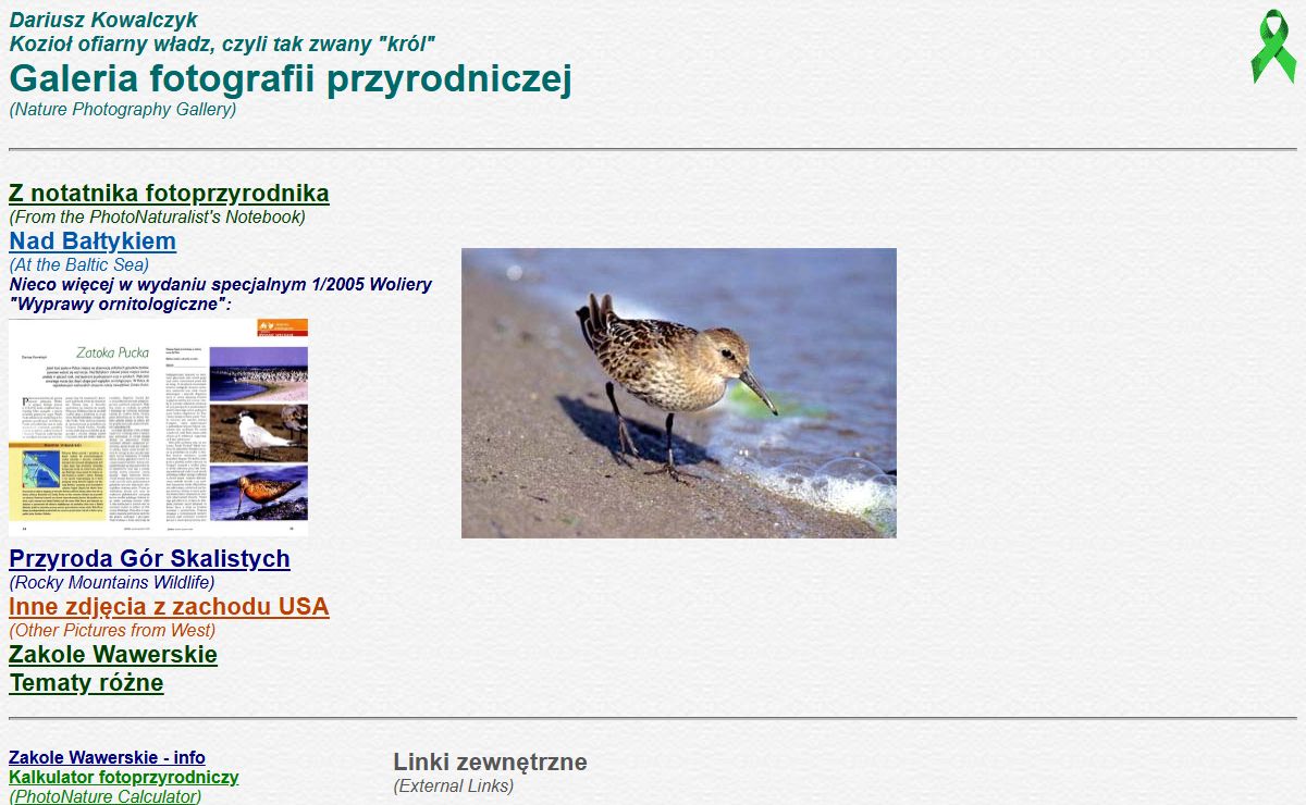 Galeria fotografii przyrodniczej (Nature Photography Gallery)