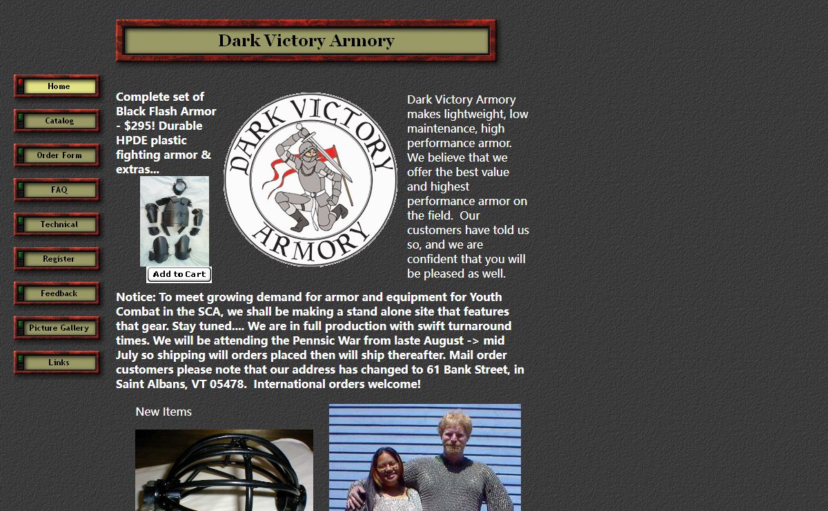 Home - Dark Victory Armory