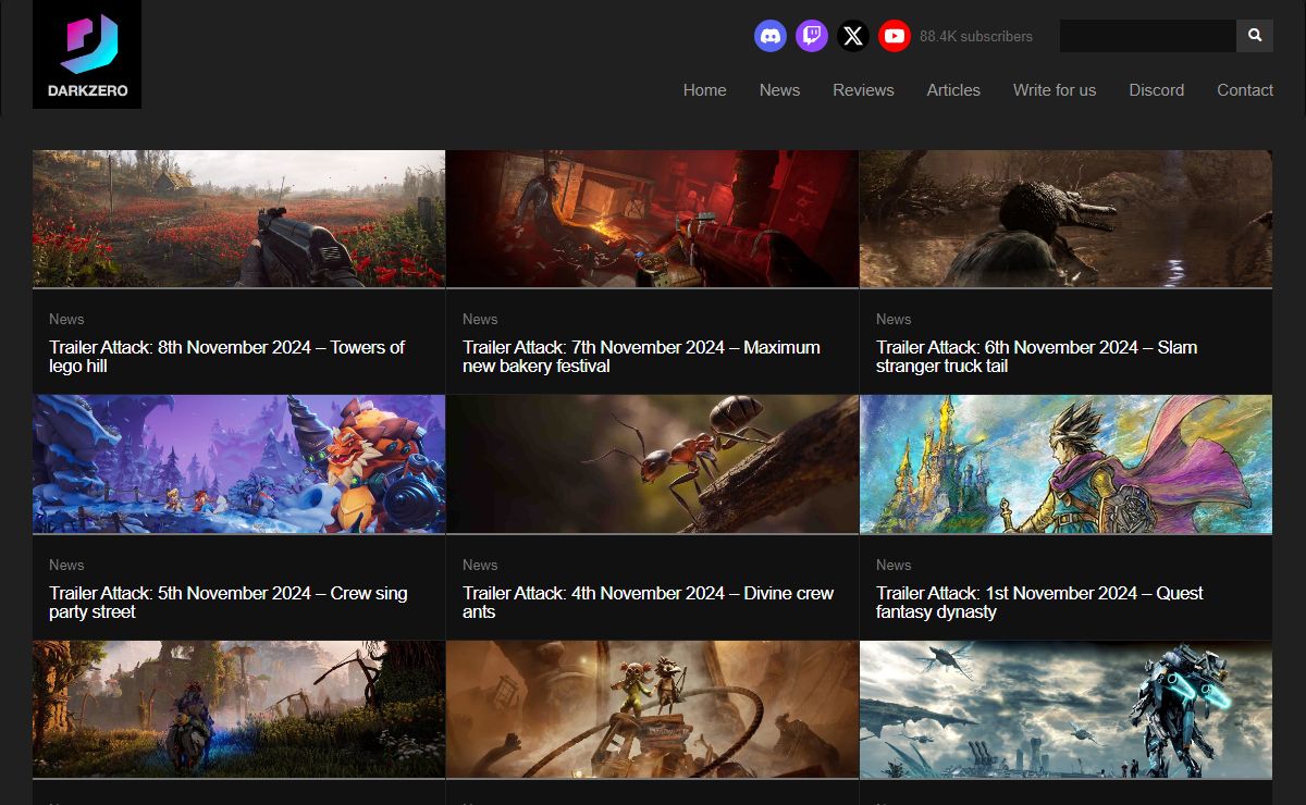 DarkZero – Video Game Videos, Trailers and Reviews