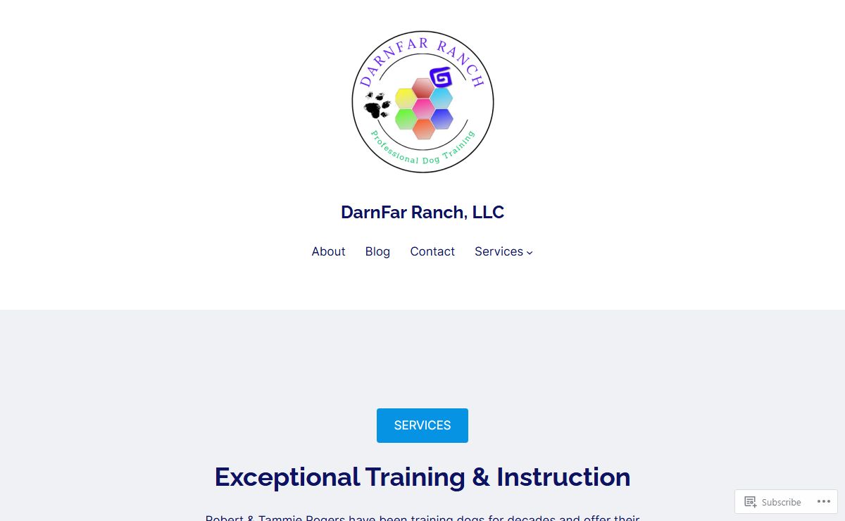 DarnFar Ranch, LLC – Changing the actions, aptitudes and attitudes of dogs and their people
