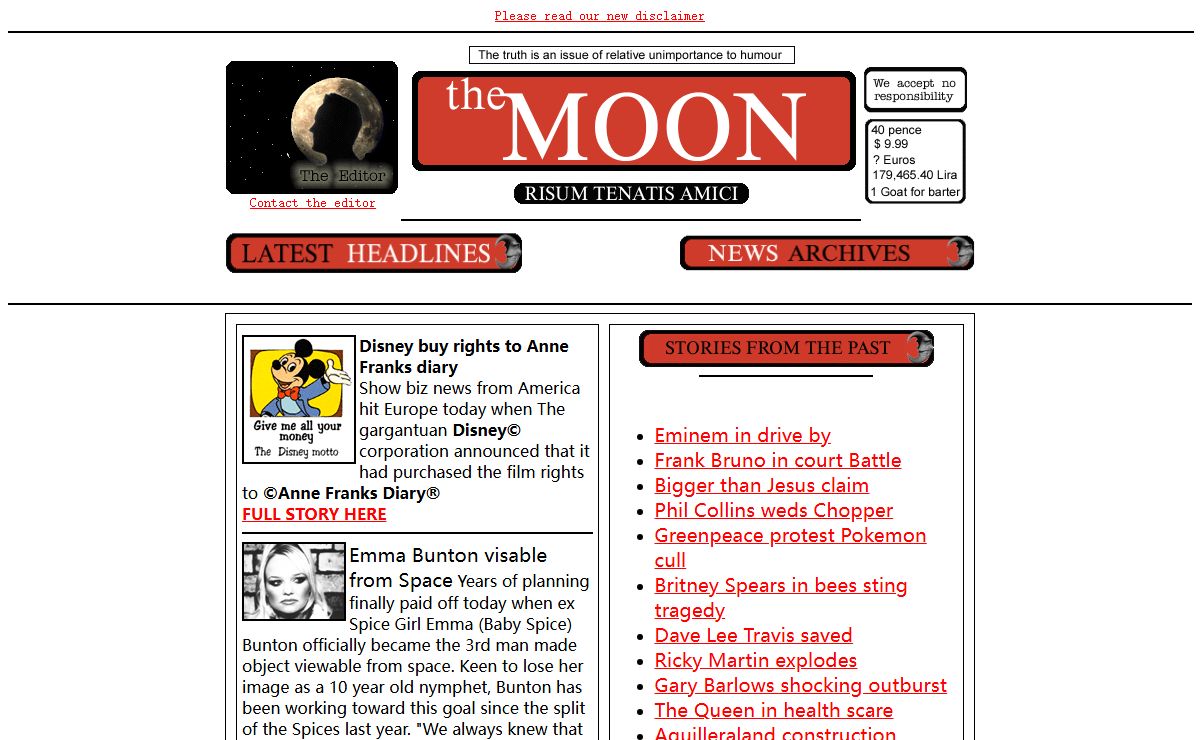 The Moon - the stories that needed to be written