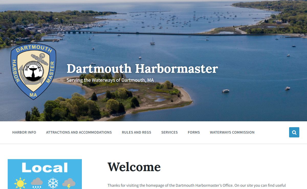 Dartmouth Harbormaster – Serving the Waterways of Dartmouth, MA
