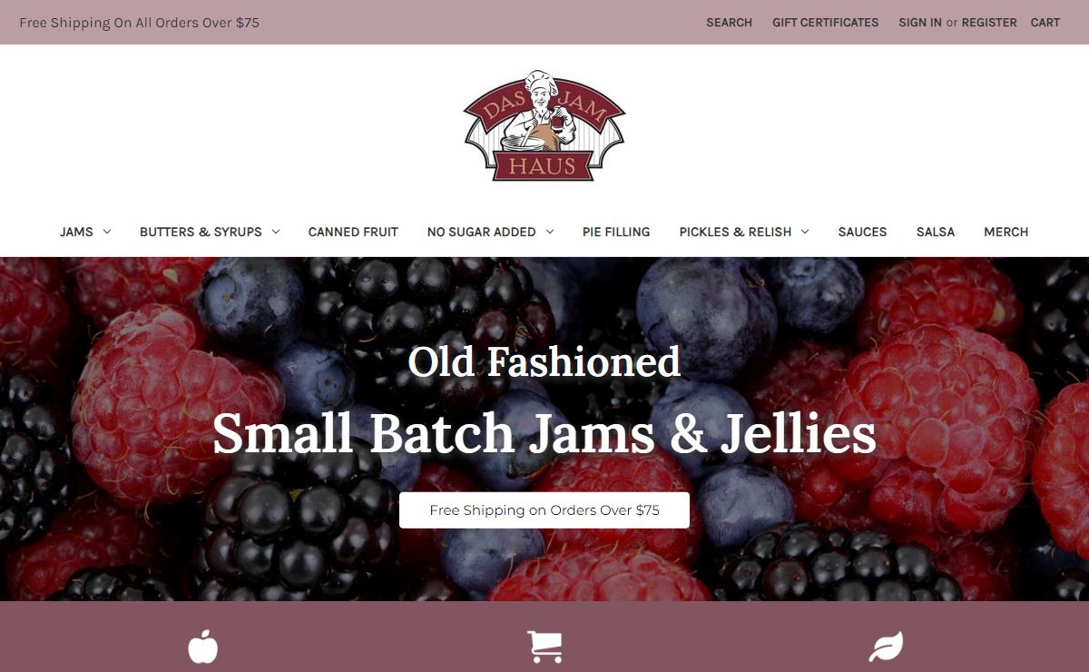 Homemade Fruit Jam and Jellies | Das Jam Haus in Limestone, Tennessee