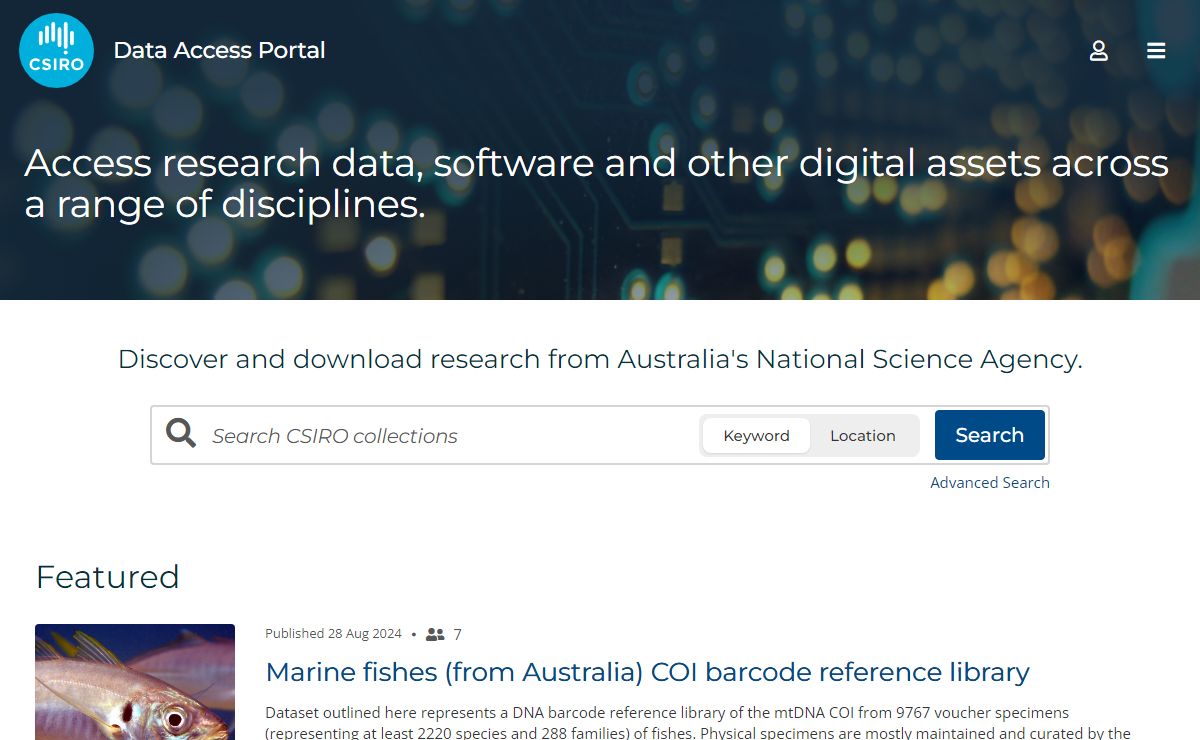 CSIRO Data Access Portal