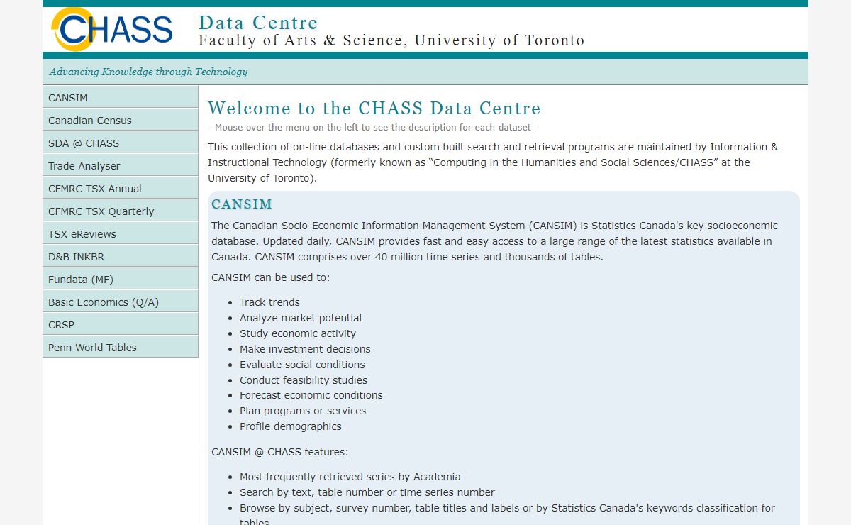 CHASS Data Centre