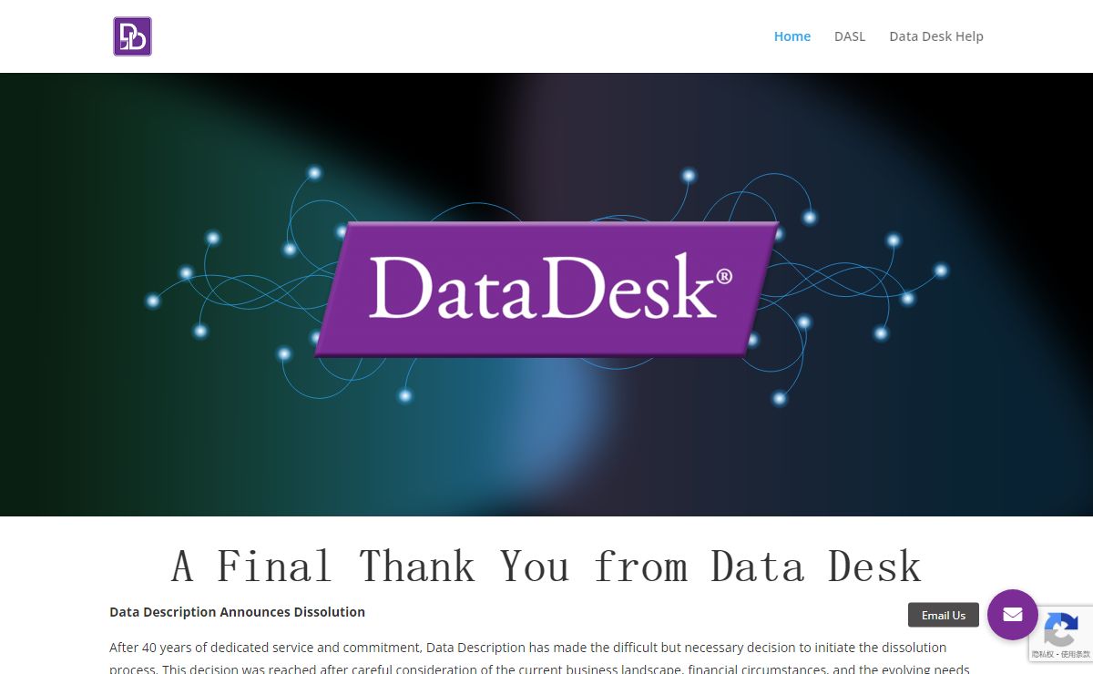 Data Description Inc | Data Description makers of Data Desk