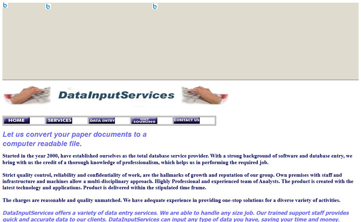 DataInputServices offers a variety of data entry services
