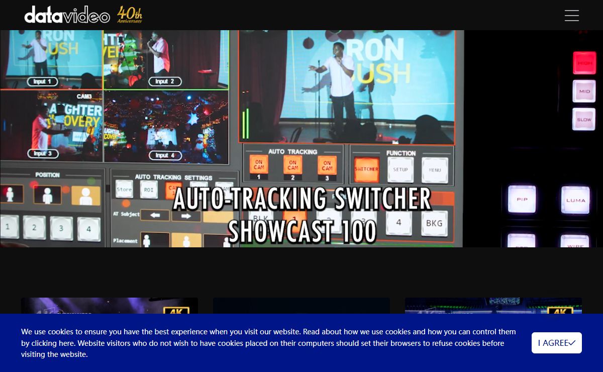 Datavideo | Professional end-to-end solutions provider for your live video production.