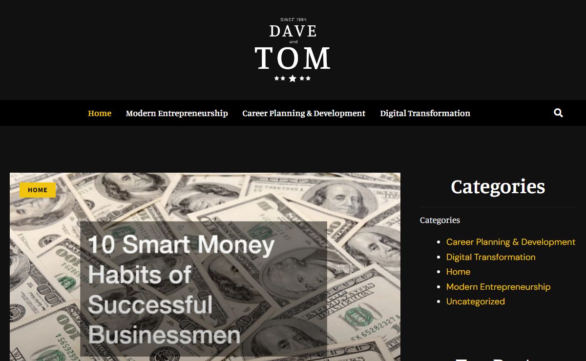 Dave & Tom | Succeeding in the Modern World