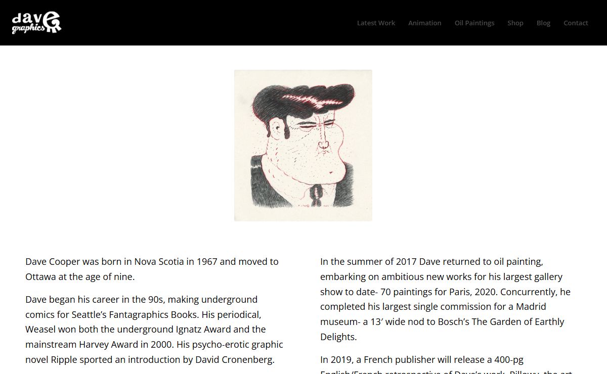 Dave Graphics – The Artwork of Dave Cooper