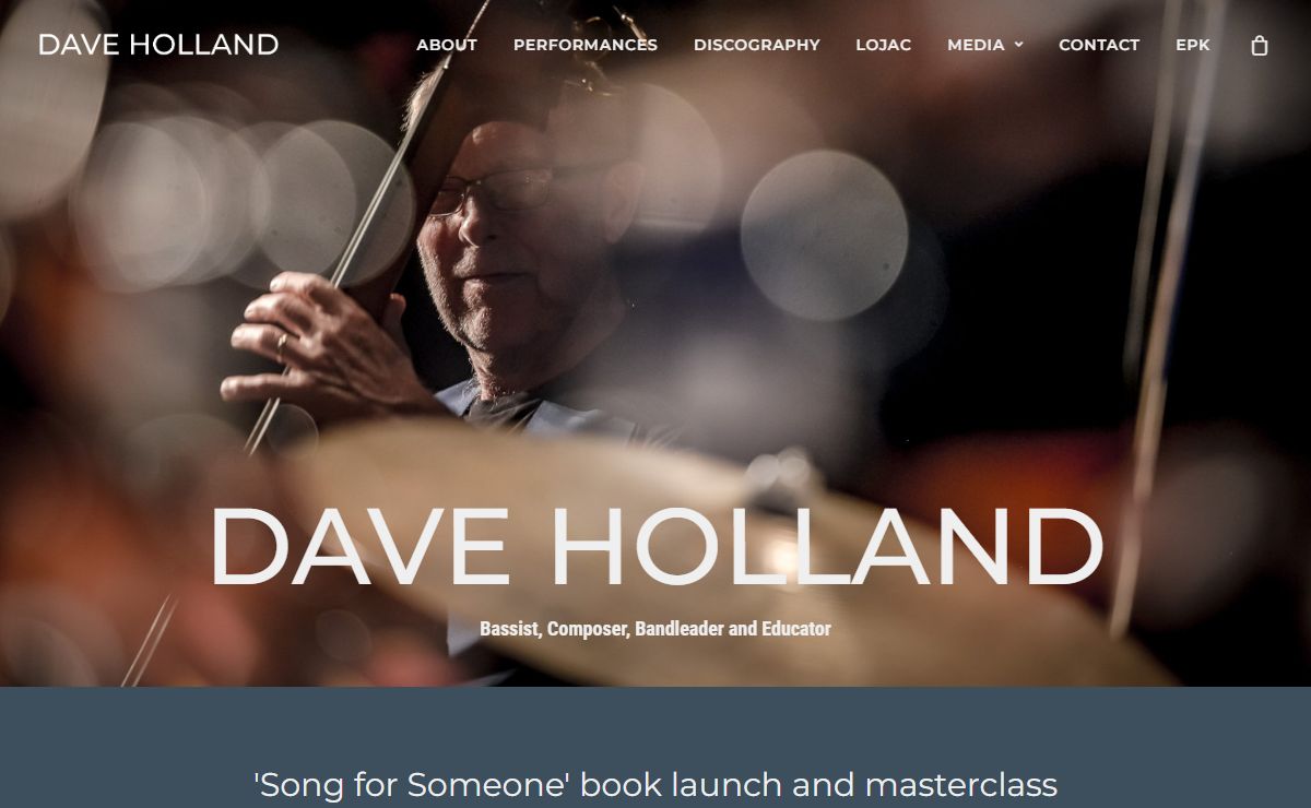 Dave Holland - World Renowned Bassist, Composer, Educator and Bandleader