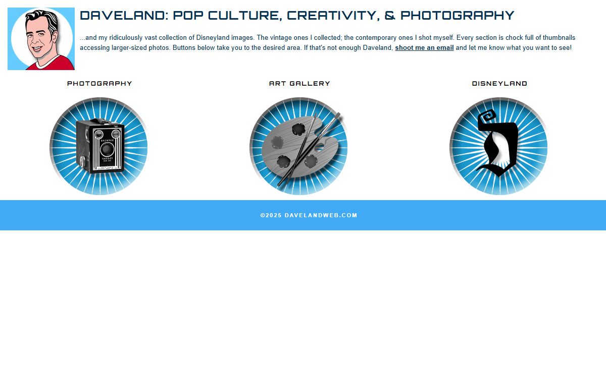 The 3 Lands of Daveland: Art, Photography, and Disneyland