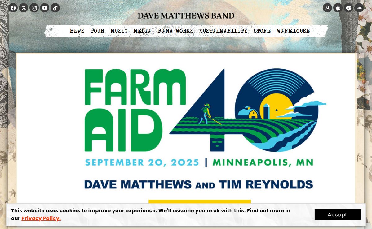 Home - Dave Matthews Band