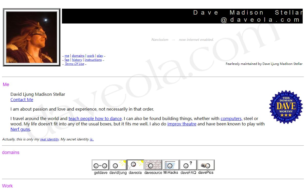 Dave Madison Stellar, David Madison Stellar, Dave Ljung, David Ljung