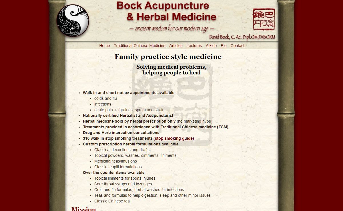 Bock Acupuncture & Herbal Medicine