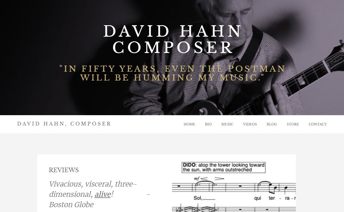David Hahn, Composer