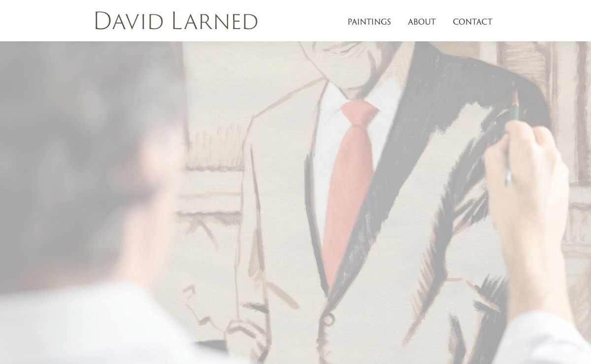 David Larned | Oil Portrait Painter | Commissioned Portraits