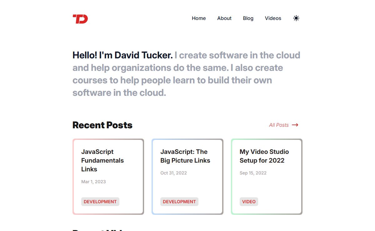 DavidTucker.net - Home Page
