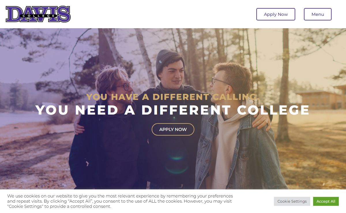 Davis College - a Different College for a Different Calling
