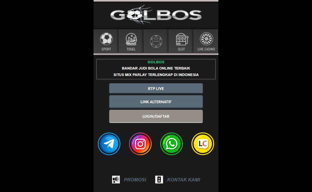 GolBos - Bandar Judi Bola Online Mix Parlay Terlengkap