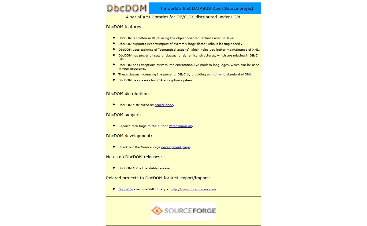 DbcDOM