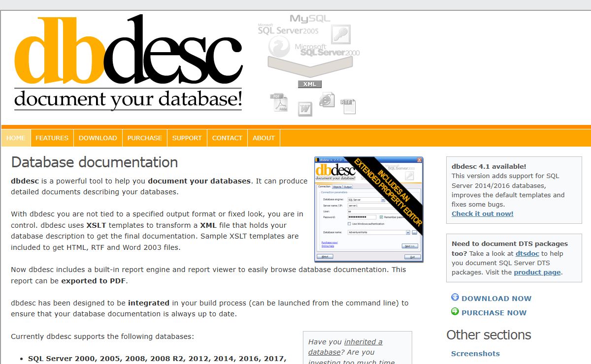 Database documentation - dbdesc - document your databases!
