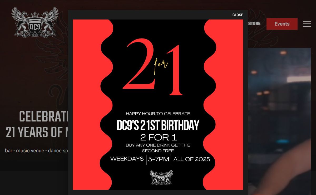 DC9 Nightclub | Bar, Music Venue and Dance Space est. 2004