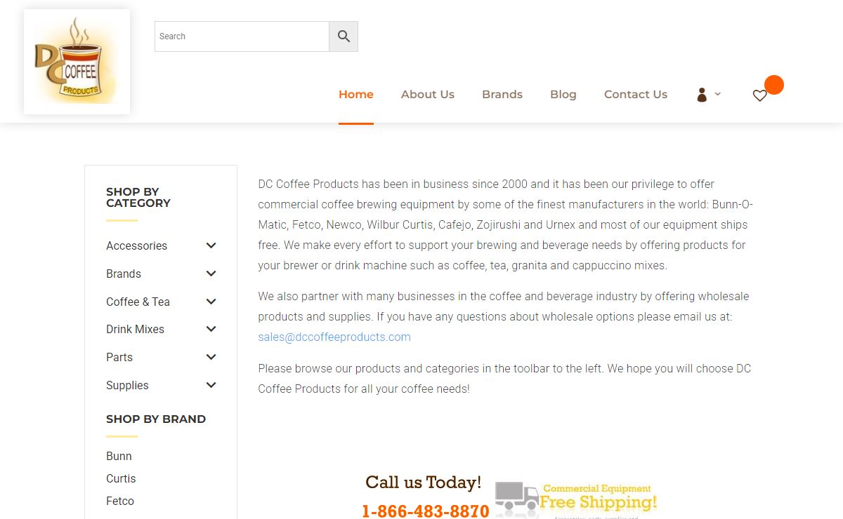 dccoffeeproducts | DC Coffee Products | Commercial Coffee Makers