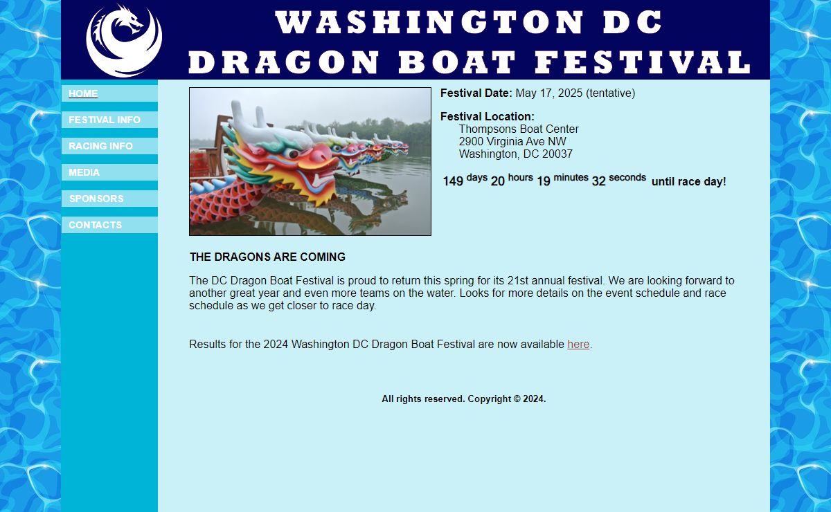 Washington DC Dragon Boat Festival