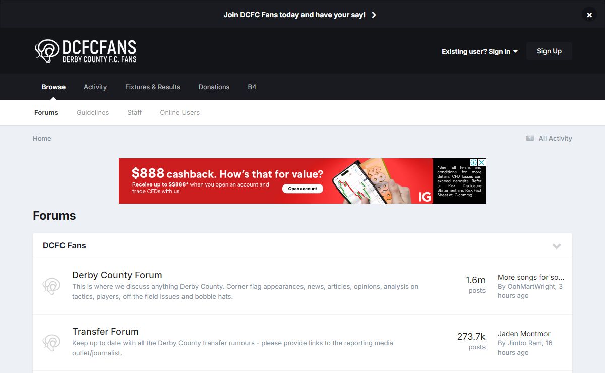 DCFC Fans - Unofficial Derby County Fans Forum