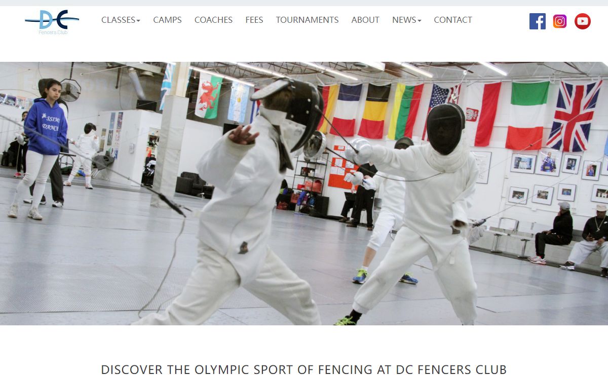 Fencing classes and fencing camps for Maryland, DC, & NoVa