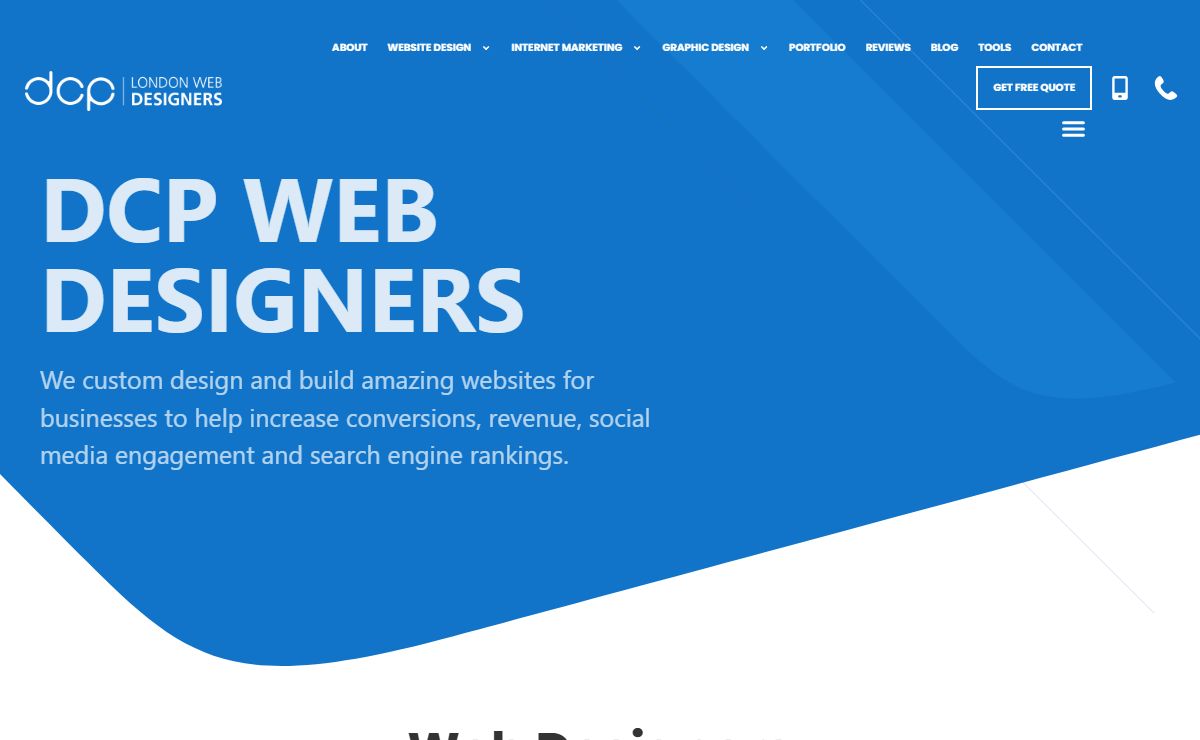 Web Designers | Web Design London | Web Design Agency | DCP