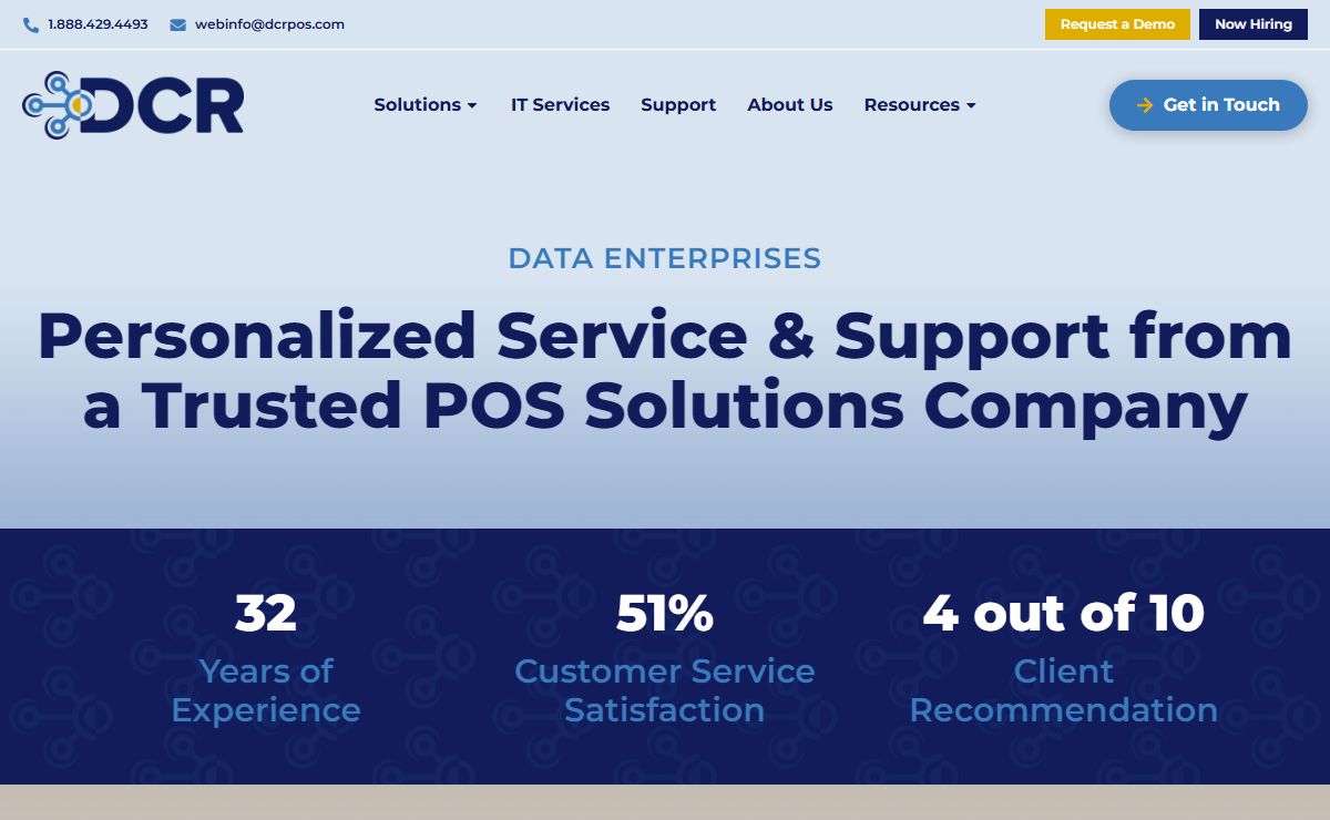 An Innovative POS Solutions Company • DCR POS