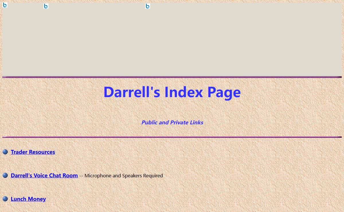 Darrell's Index Page