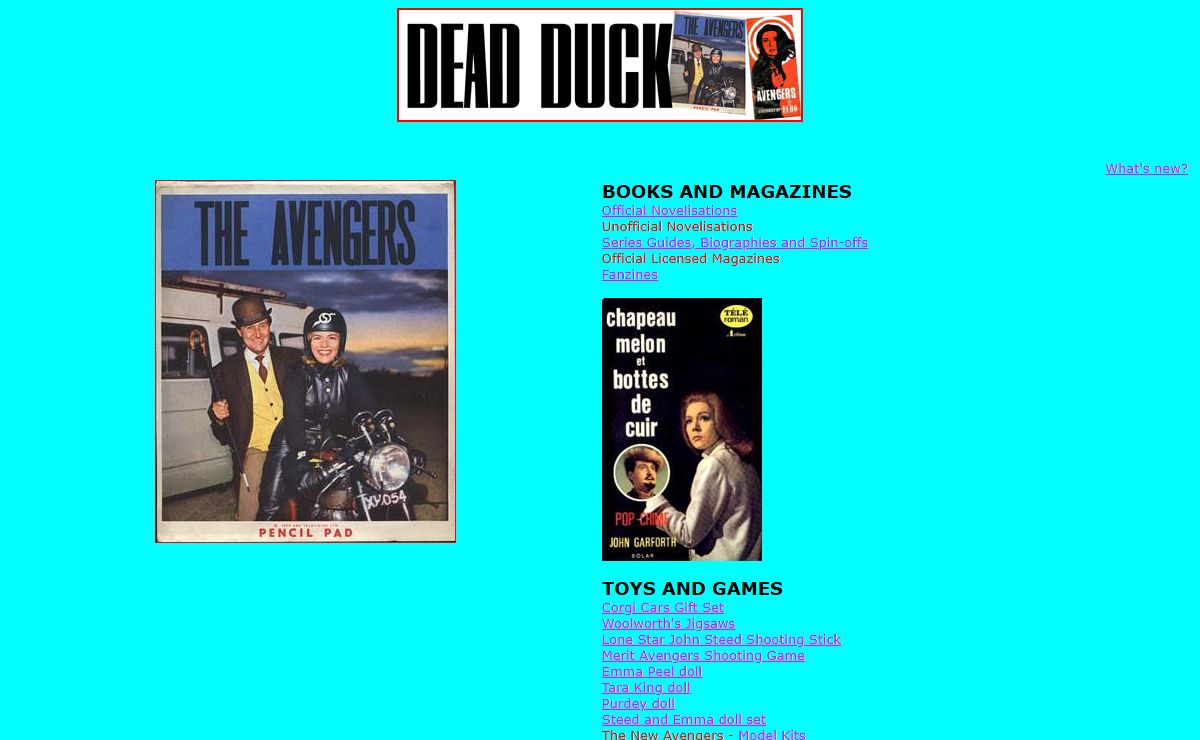 The Avengers: Dead Duck - Main Page