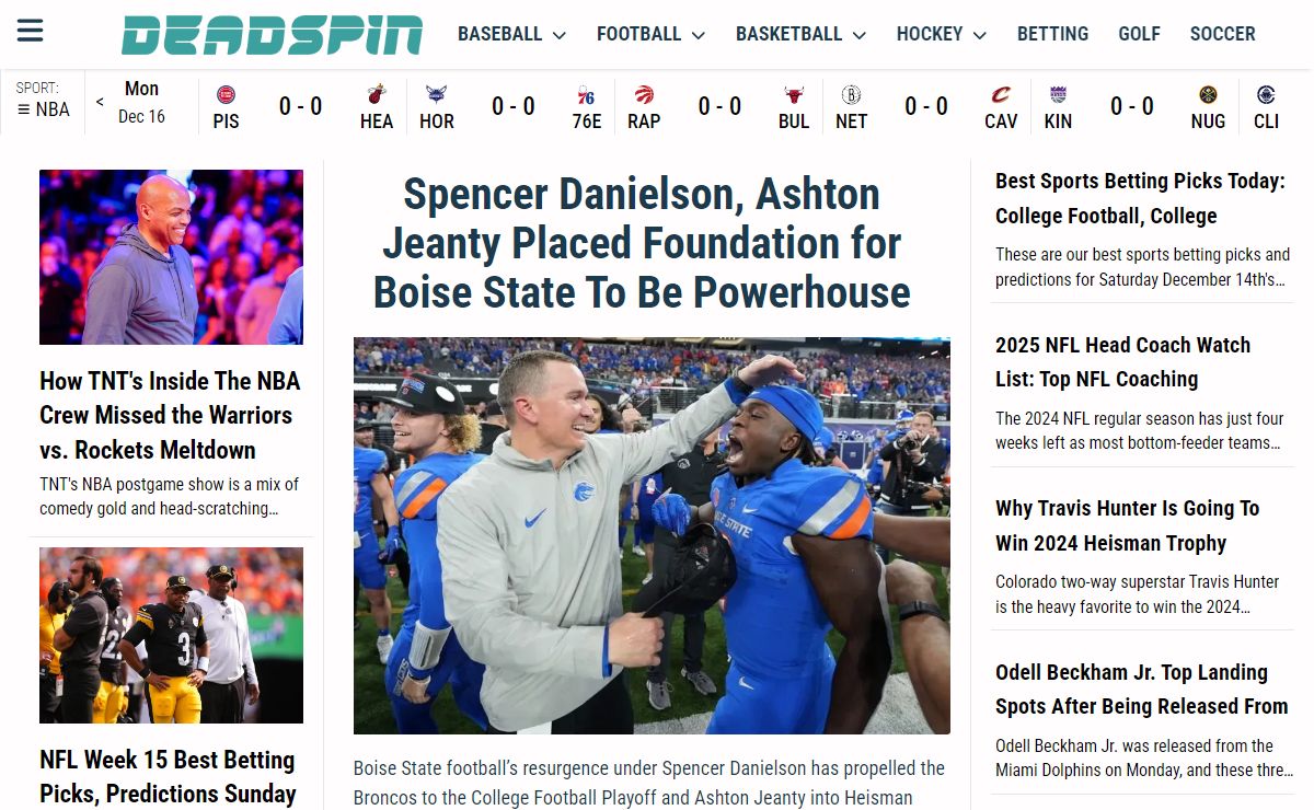 Deadspin | Sports News Without Fear, Favor or Compromise