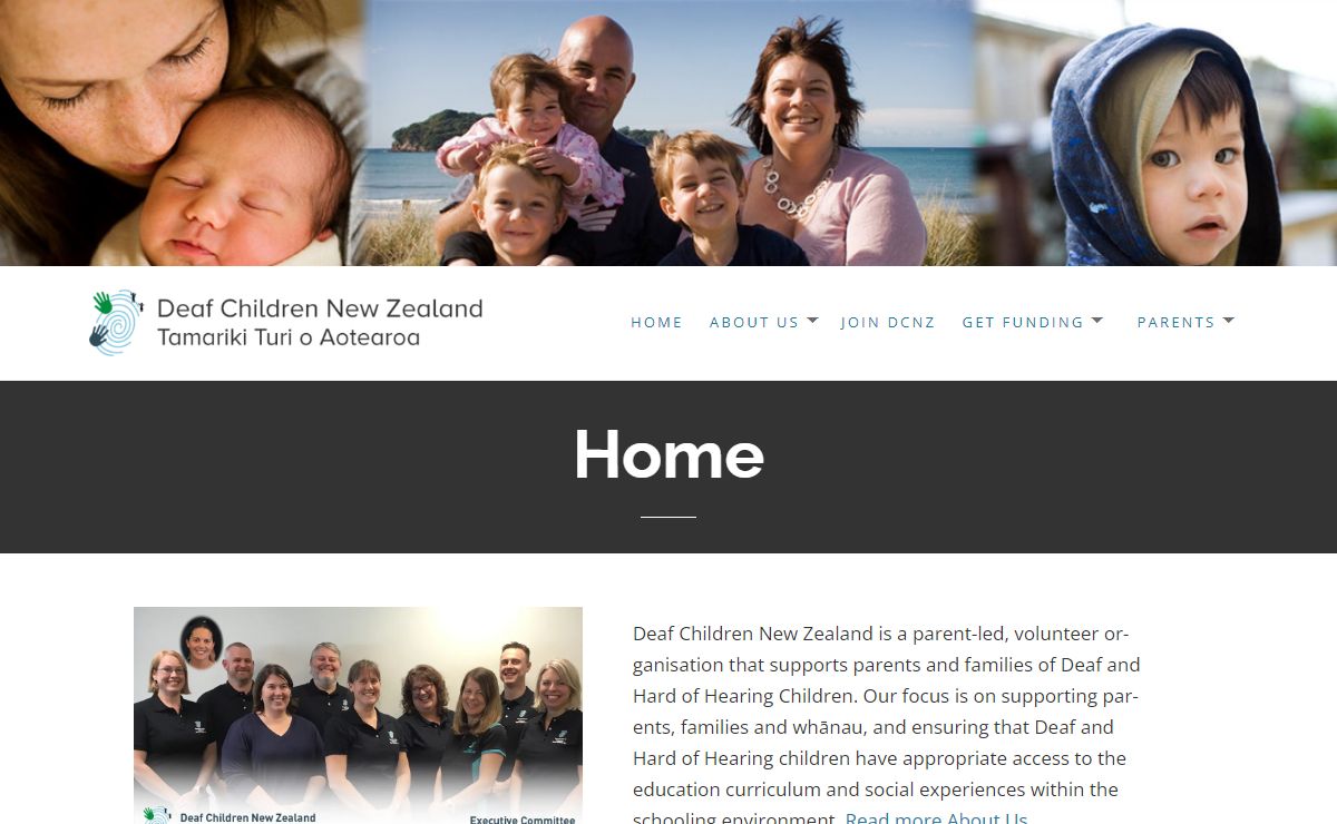 Deaf Children New Zealand | Tamariki Turi o Aotearoa