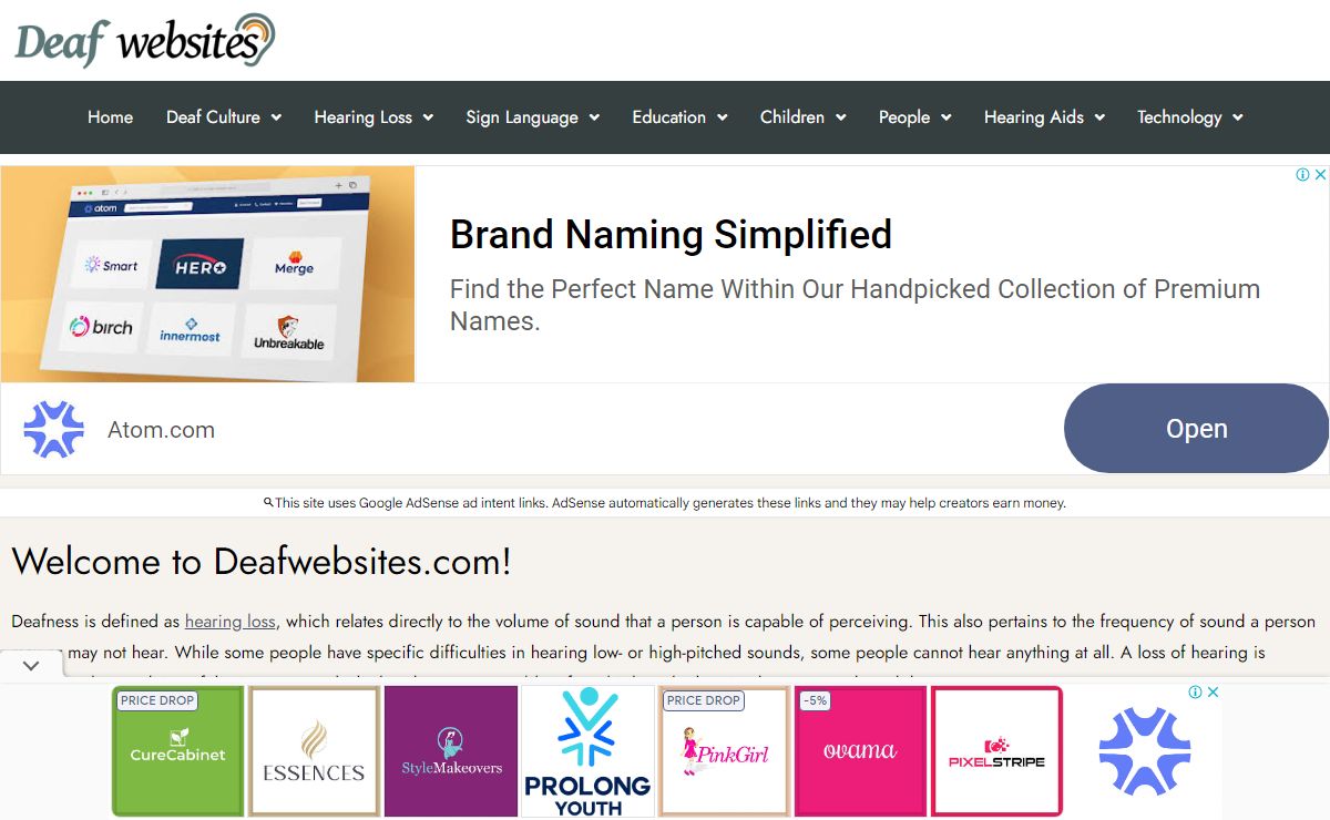 Home - DeafWebsites