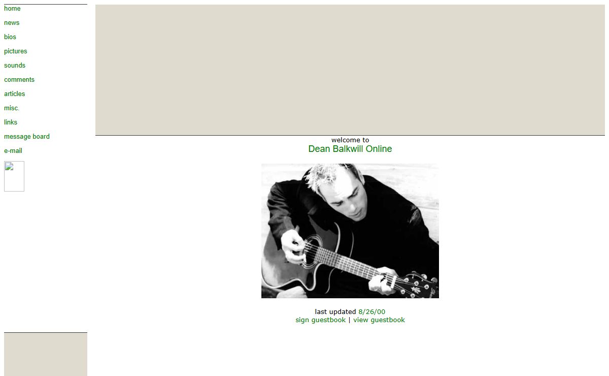 Dean Balkwill Online