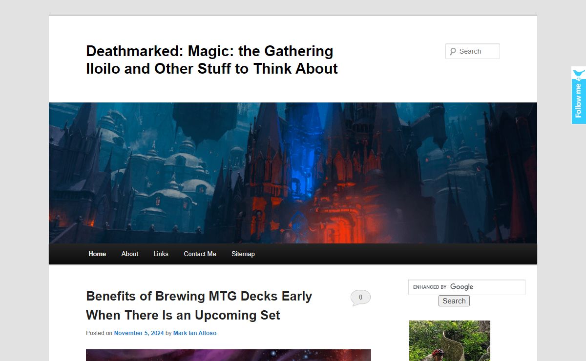 Deathmarked: Magic: the Gathering & Other Stuff 2Think About