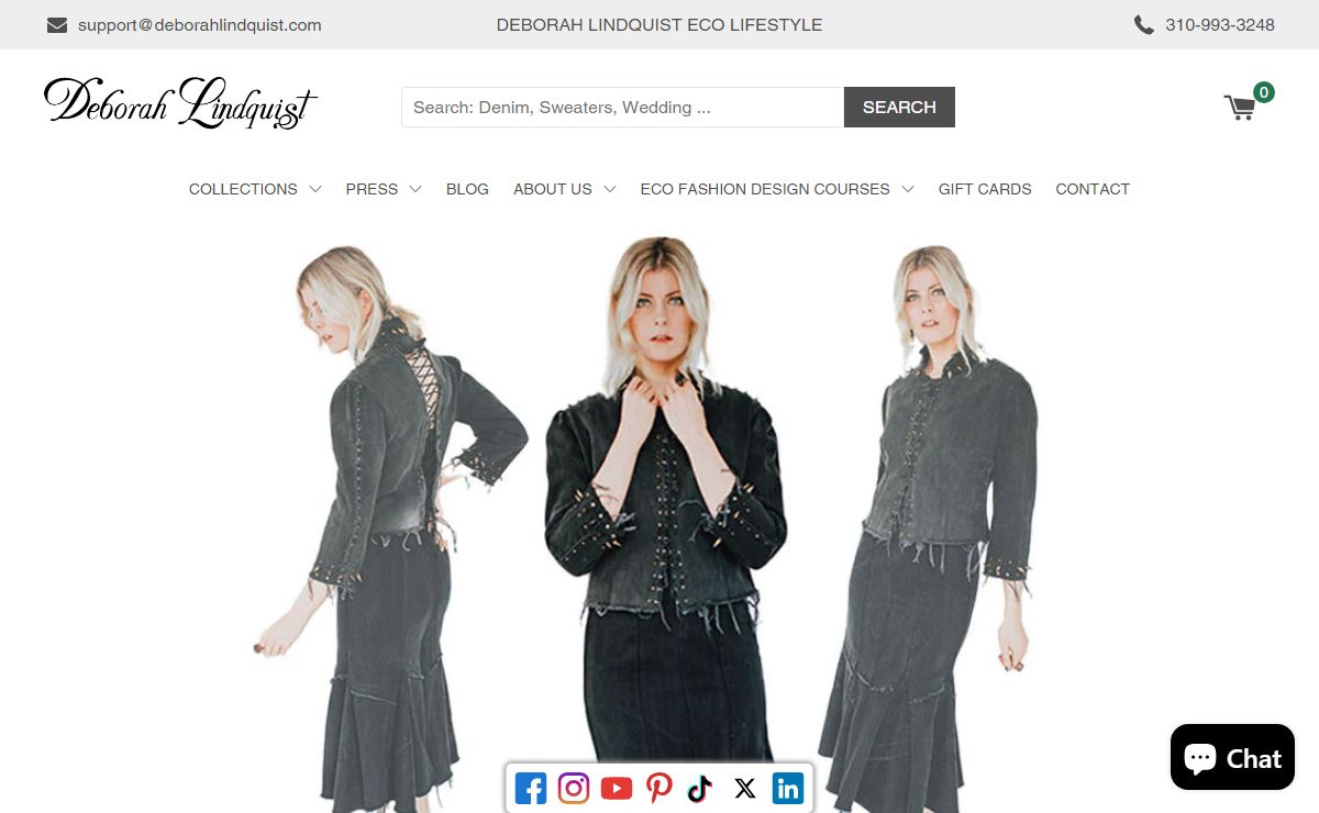 Deborah Lindquist Eco Lifestyle, Green Queen Clothing.
