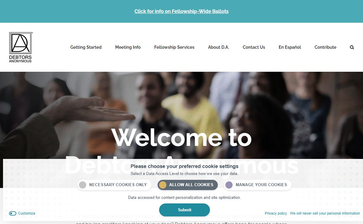 Debtors Anonymous - Meetings, Support, Groups and Programs - Debtors Anonymous