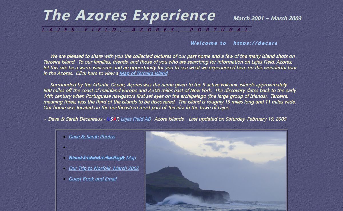 The Azores Experience, Lajes Field Azores, Portugal