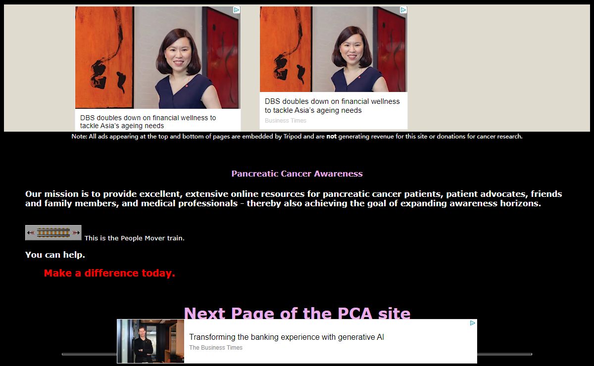 Pancreatic cancer resources - Make a difference!