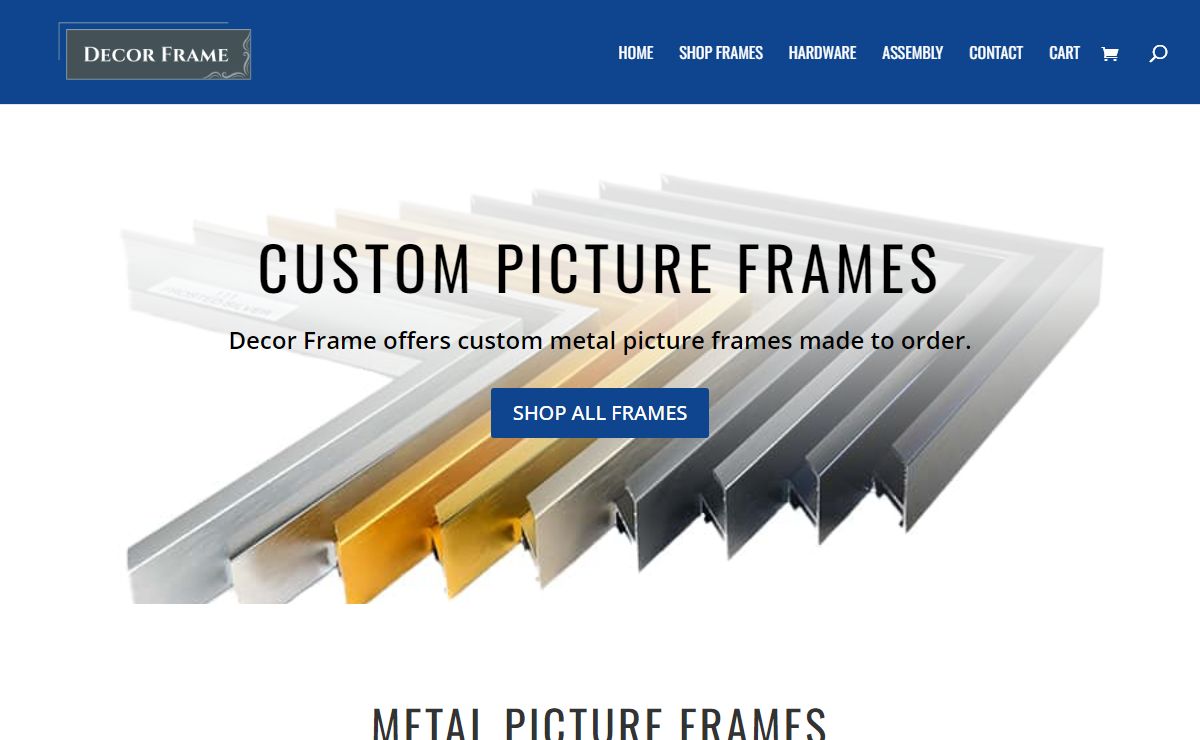 Michigan Custom Metal Frames - Retail & Wholesale - Decor Frame