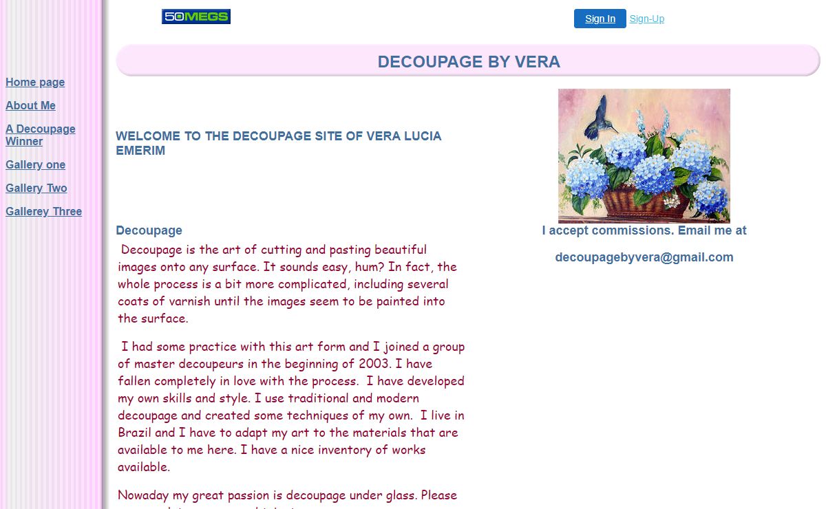Home page