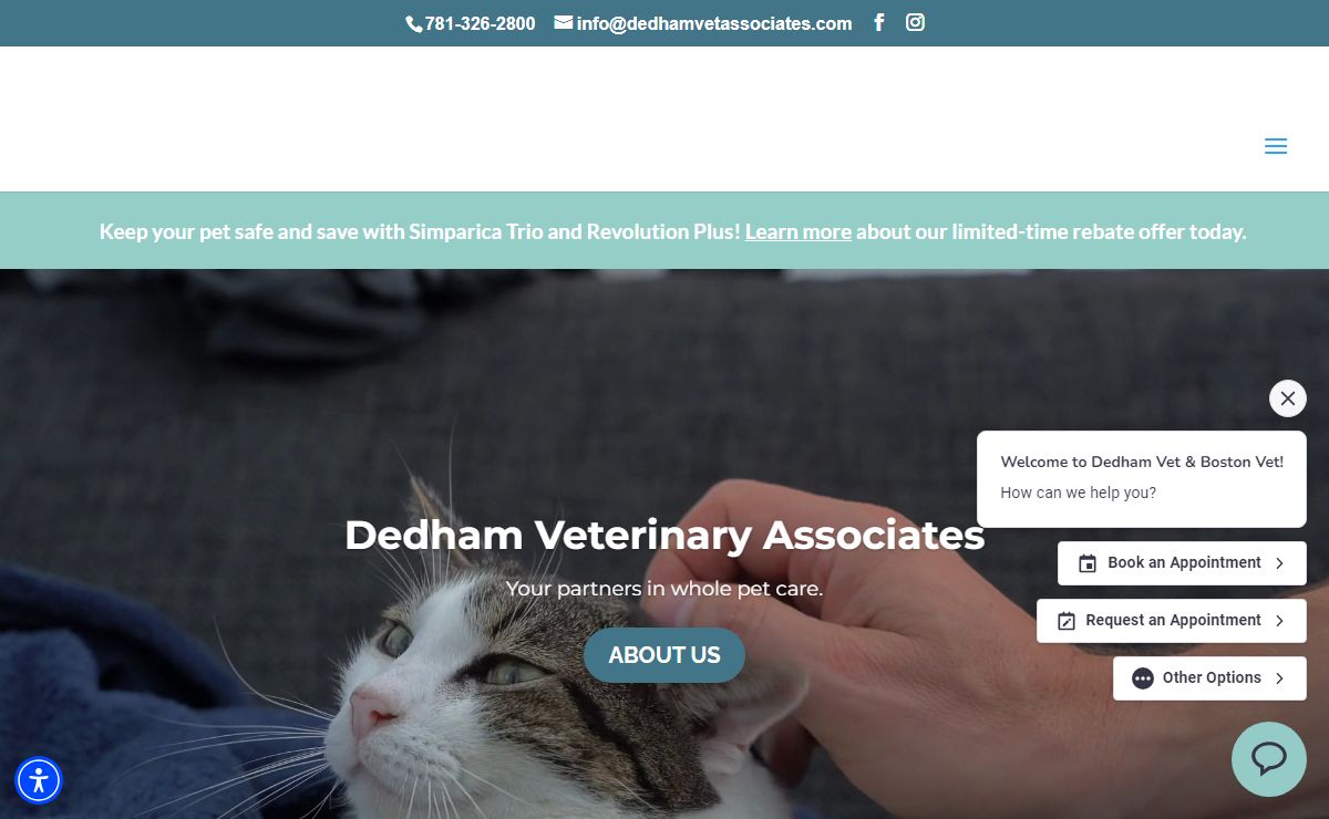 Welcome to Dedham Veterinary Associates - Dedham, MA 02026 Vet